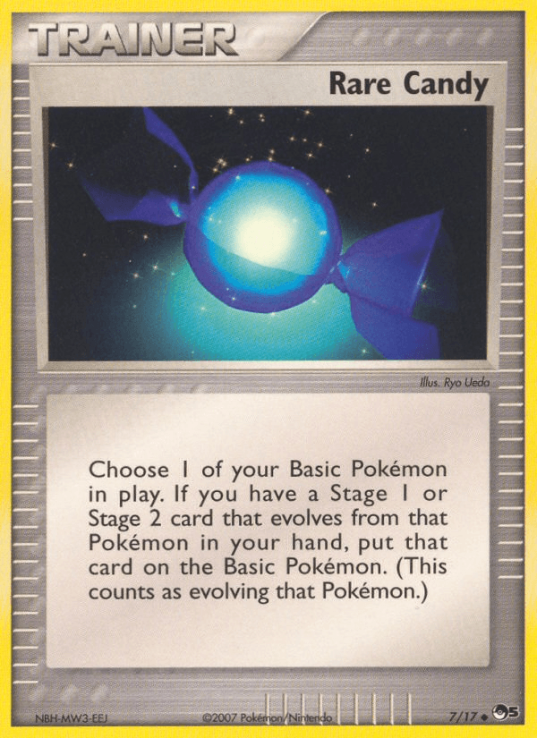 Carta Rare Candy 7/17 do set POP Series 5 — Pokémon TCG | Bynx