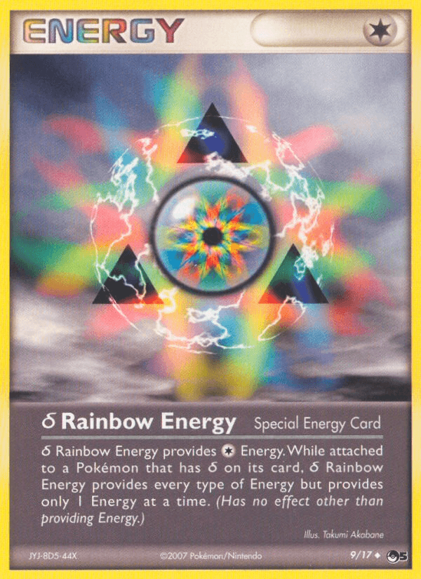 Carta δ Rainbow Energy 9/17 do set POP Series 5 — Pokémon TCG | Bynx