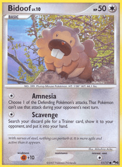 Bidoof 11/17 — POP Series 6