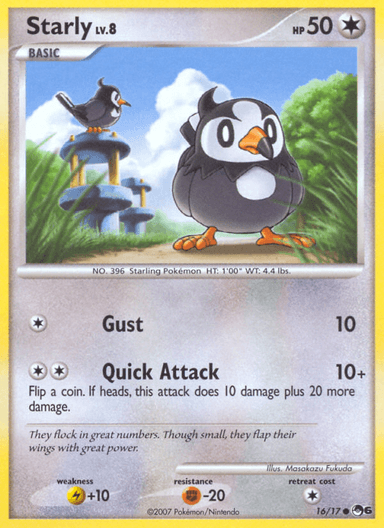 Carta Starly 16/17 do set POP Series 6 — Pokémon TCG | Bynx