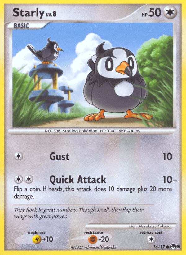 Carta Starly 16/17 do set POP Series 6 — Pokémon TCG | Bynx