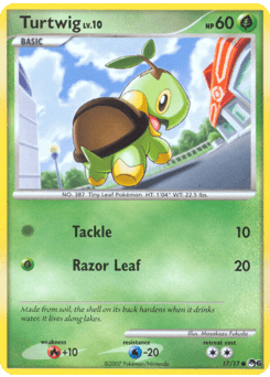 Turtwig 17/17 — POP Series 6
