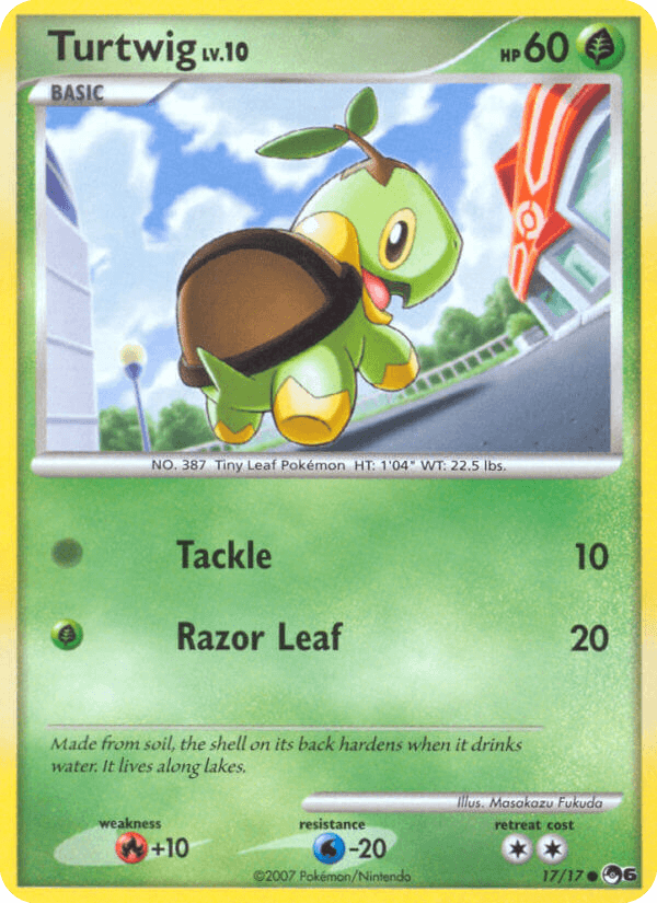 Carta Turtwig 17/17 do set POP Series 6 — Pokémon TCG | Bynx