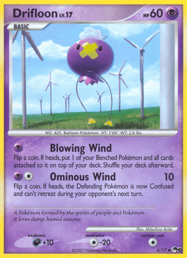 Carta Drifloon 6/17 do set POP Series 6 — Pokémon TCG | Bynx