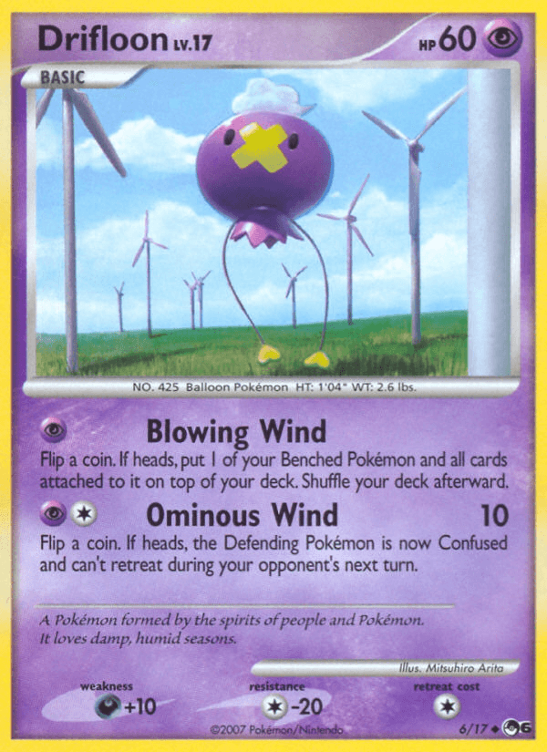 Carta Drifloon 6/17 do set POP Series 6 — Pokémon TCG | Bynx