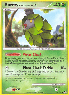 Burmy Plant Cloak 11 — POP Series 7