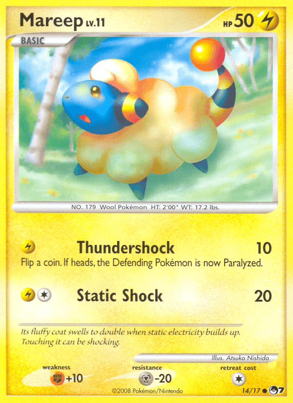 Carta Mareep 14/17 do set POP Series 7 — Pokémon TCG | Bynx