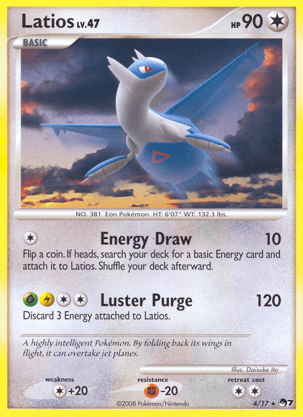 Carta Latios 4/17 do set POP Series 7 — Pokémon TCG | Bynx