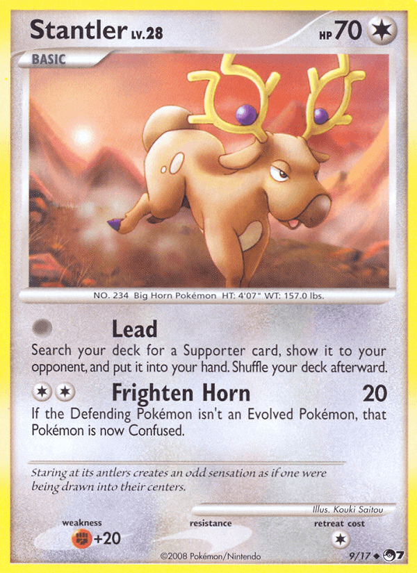 Carta Stantler 9/17 do set POP Series 7 — Pokémon TCG | Bynx