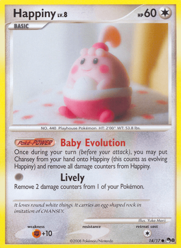 Carta Happiny 14/17 do set POP Series 8 — Pokémon TCG | Bynx