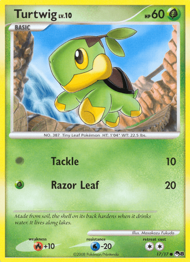 Carta Turtwig 17/17 do set POP Series 8 — Pokémon TCG | Bynx