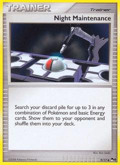 Night Maintenance 9/17 — POP Series 8