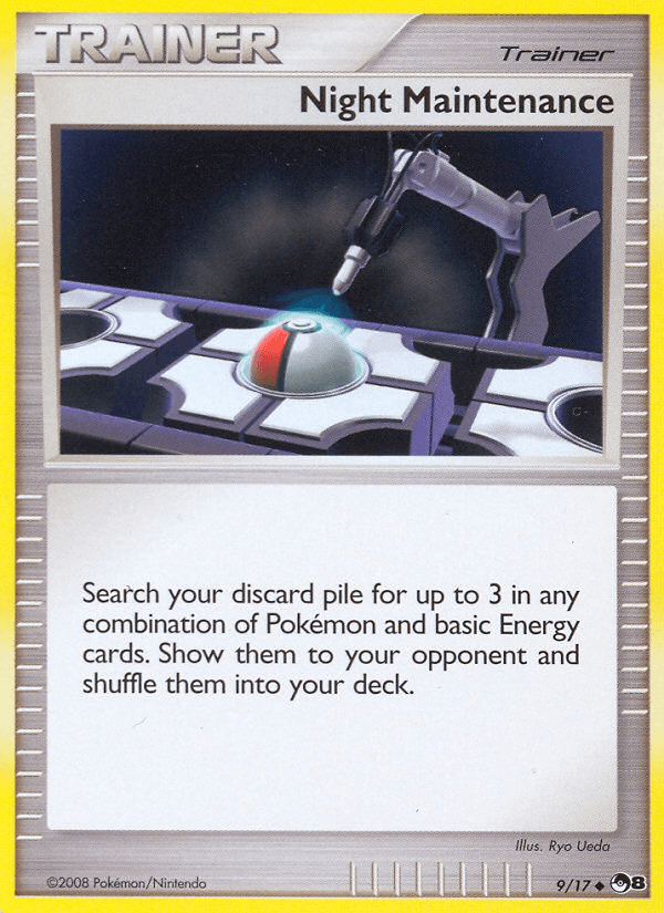 Carta Night Maintenance 9/17 do set POP Series 8 — Pokémon TCG | Bynx