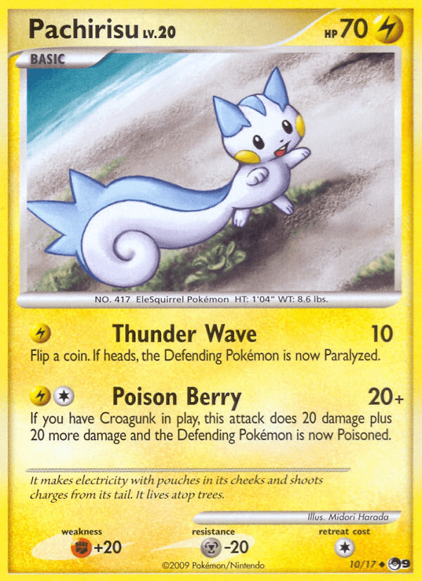 Carta Pachirisu 10/17 do set POP Series 9 — Pokémon TCG | Bynx