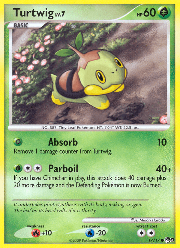 Carta Turtwig 17/17 do set POP Series 9 — Pokémon TCG | Bynx