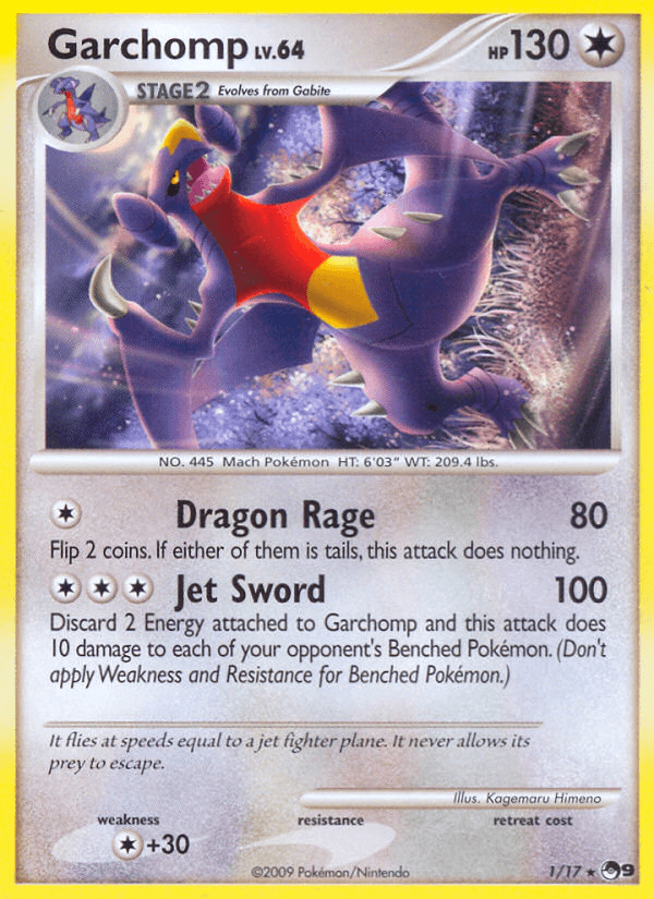 Carta Garchomp 1/17 do set POP Series 9 — Pokémon TCG | Bynx