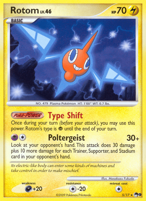 Carta Rotom 5/17 do set POP Series 9 — Pokémon TCG | Bynx