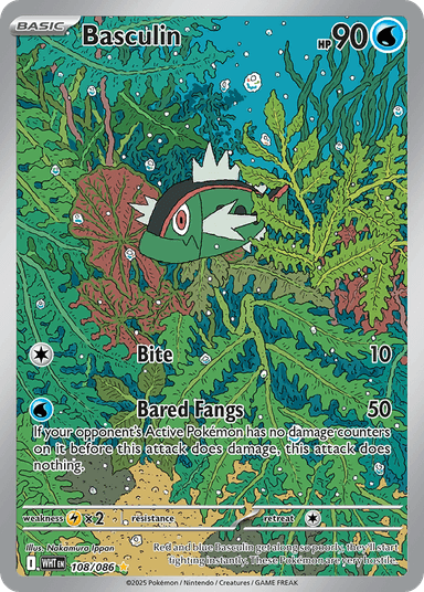 Carta Basculin 108/86 do set White Flare — Pokémon TCG | Bynx