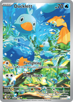 Carta Ducklett 109 do set White Flare — Pokémon TCG | Bynx