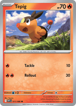 Tepig 11 — White Flare
