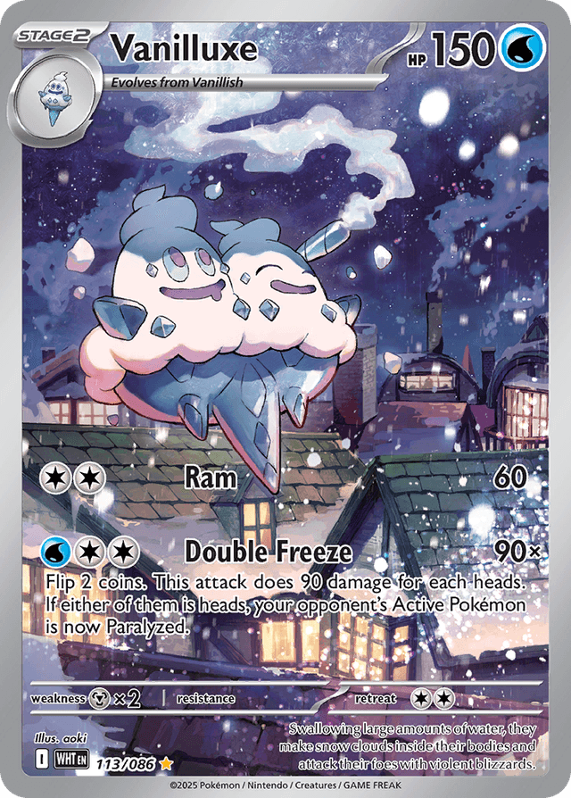 Carta Vanilluxe 113/86 do set White Flare — Pokémon TCG | Bynx