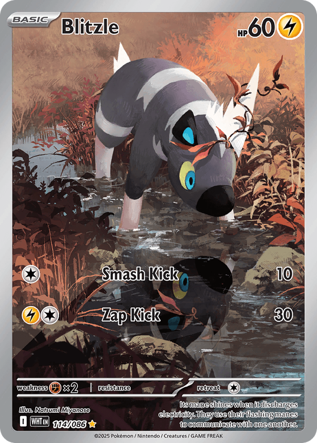 Carta Blitzle 114/86 do set White Flare — Pokémon TCG | Bynx