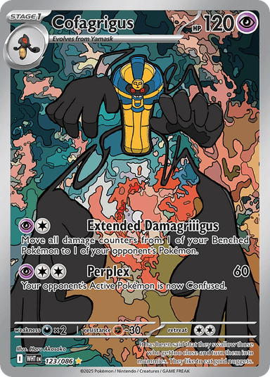 Carta Cofagrigus 123/86 do set White Flare — Pokémon TCG | Bynx