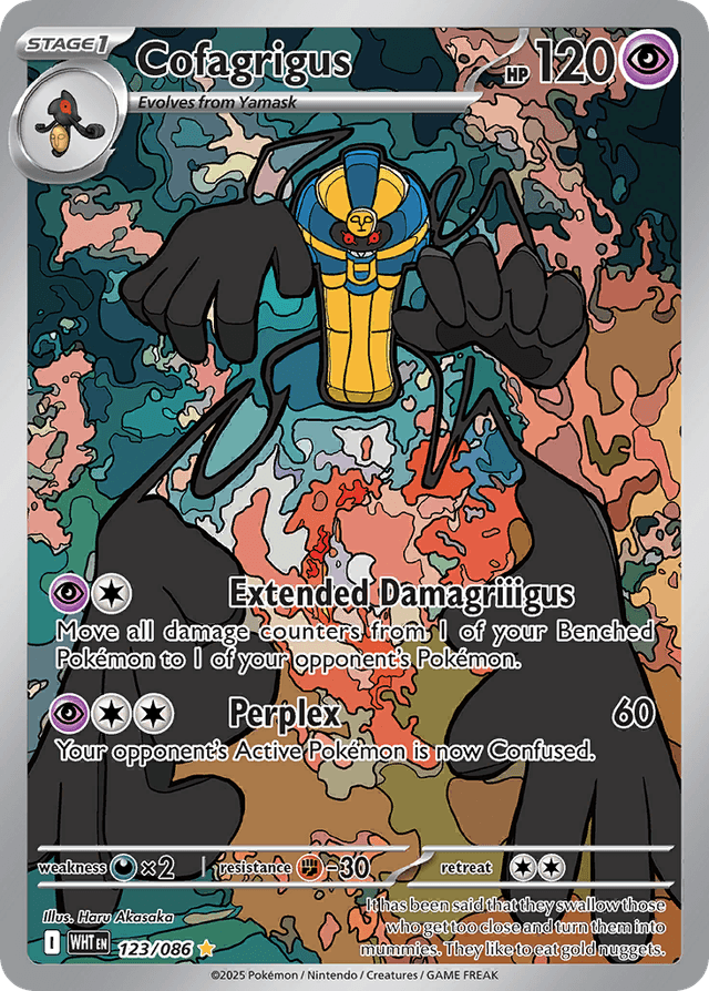 Carta Cofagrigus 123/86 do set White Flare — Pokémon TCG | Bynx