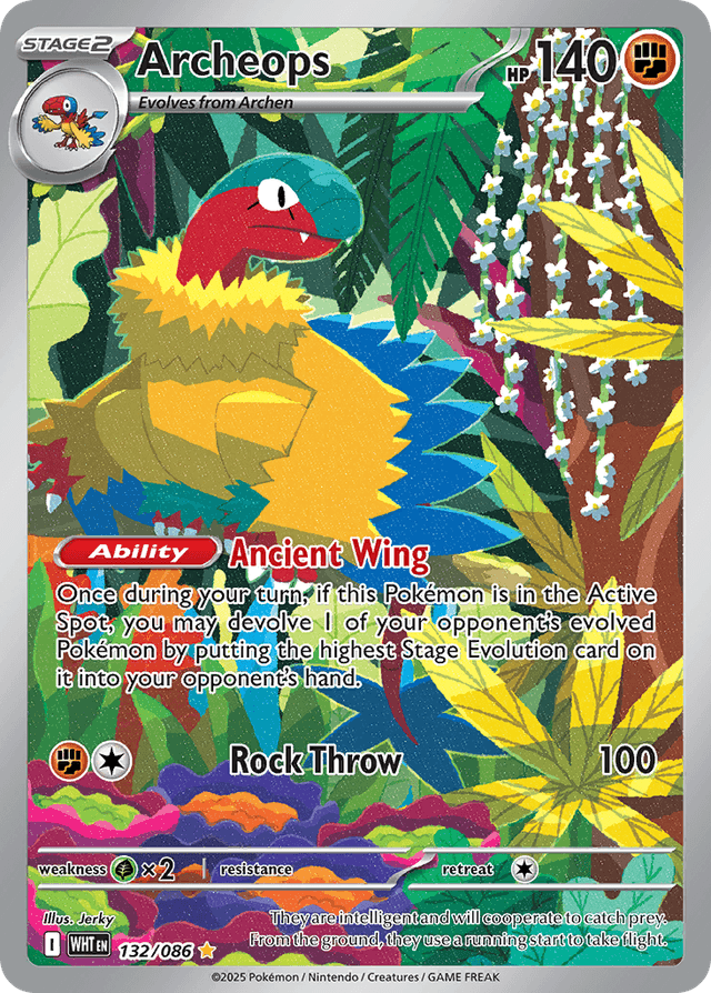 Carta Archeops 132/86 do set White Flare — Pokémon TCG | Bynx