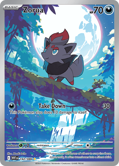 Carta Zorua 142/86 do set White Flare — Pokémon TCG | Bynx
