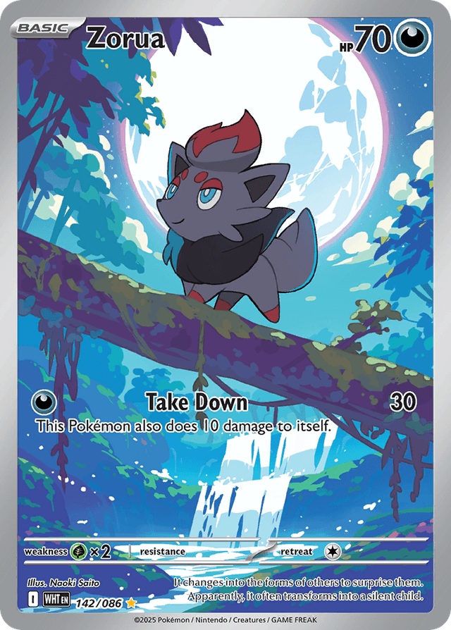Carta Zorua 142/86 do set White Flare — Pokémon TCG | Bynx