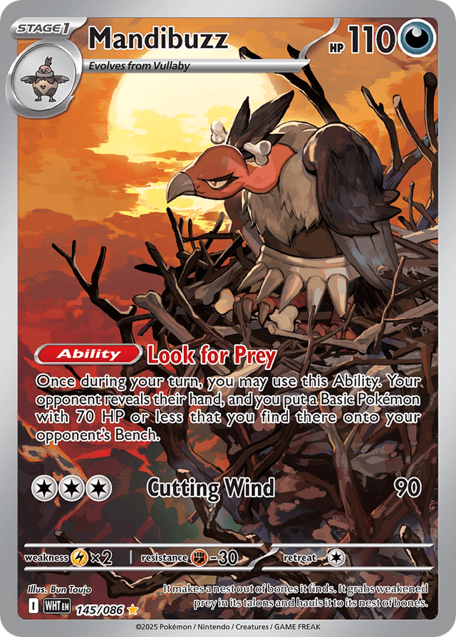 Carta Mandibuzz 145/86 do set White Flare — Pokémon TCG | Bynx