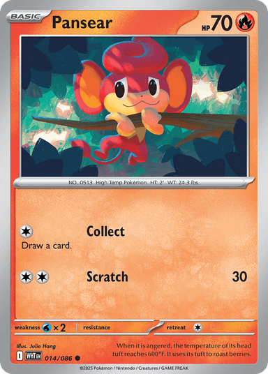 Carta Pansear 14/86 do set White Flare — Pokémon TCG | Bynx