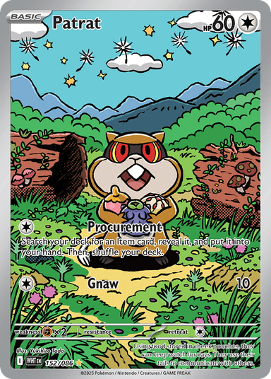 Carta Patrat 152/86 do set White Flare — Pokémon TCG | Bynx
