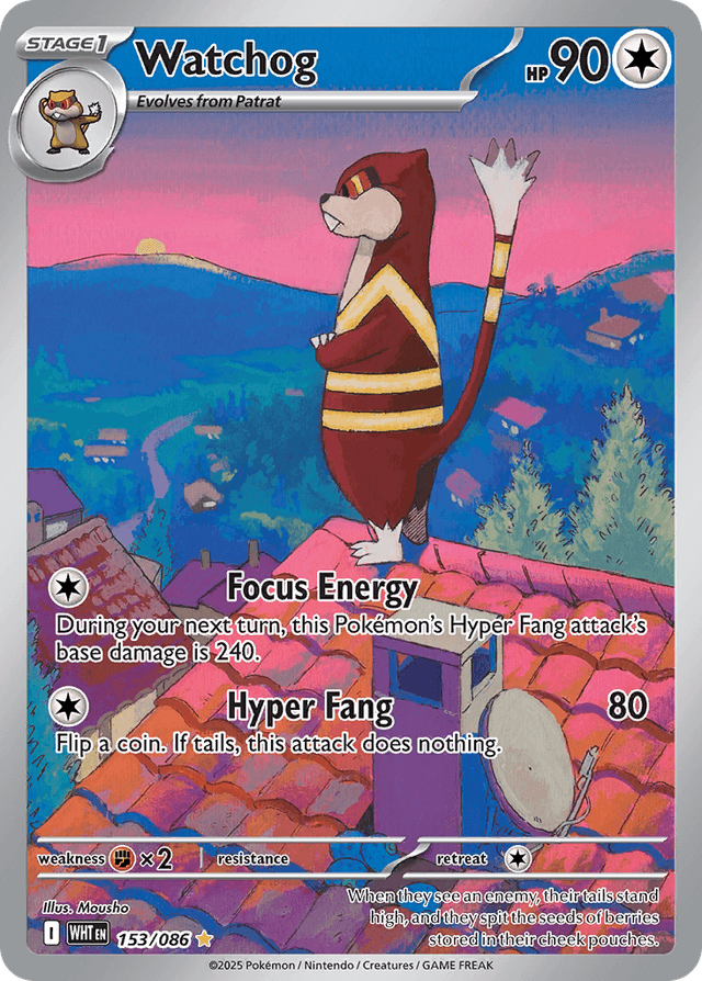 Carta Watchog 153/86 do set White Flare — Pokémon TCG | Bynx