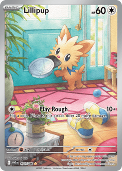 Carta Lillipup 154 do set White Flare — Pokémon TCG | Bynx