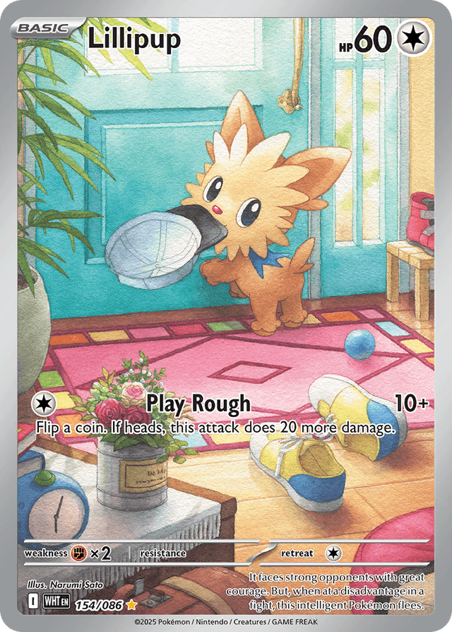 Carta Lillipup 154/86 do set White Flare — Pokémon TCG | Bynx