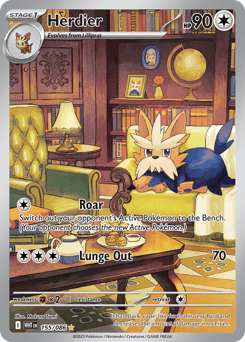 Carta Herdier 155 do set White Flare — Pokémon TCG | Bynx