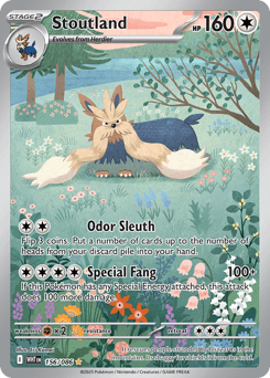 Carta Stoutland 156 do set White Flare — Pokémon TCG | Bynx