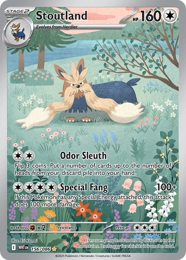 Carta Stoutland 156/86 do set White Flare — Pokémon TCG | Bynx
