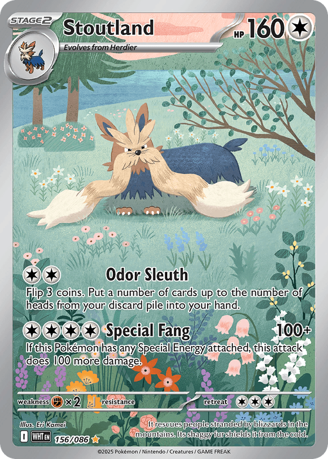 Carta Stoutland 156/86 do set White Flare — Pokémon TCG | Bynx