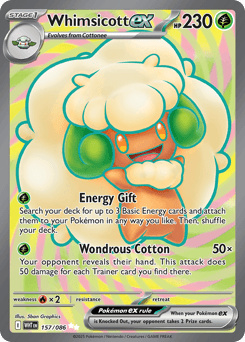 Whimsicott ex 157 — White Flare