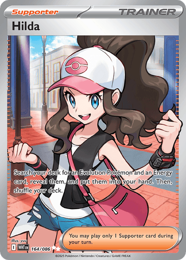 Carta Hilda 164/86 do set White Flare — Pokémon TCG | Bynx
