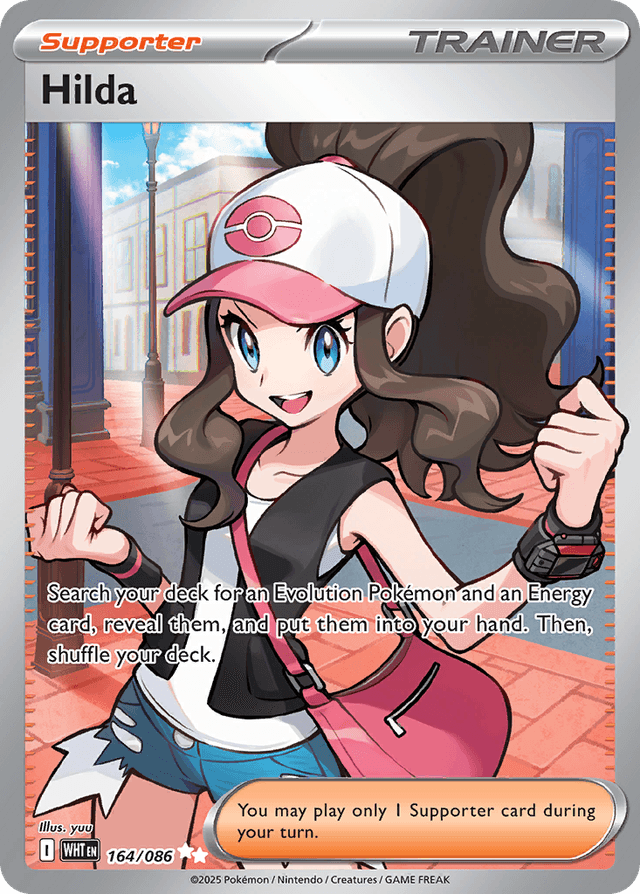 Carta Hilda 164/86 do set White Flare — Pokémon TCG | Bynx