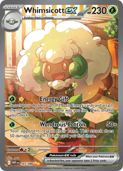 Whimsicott ex 165 — White Flare