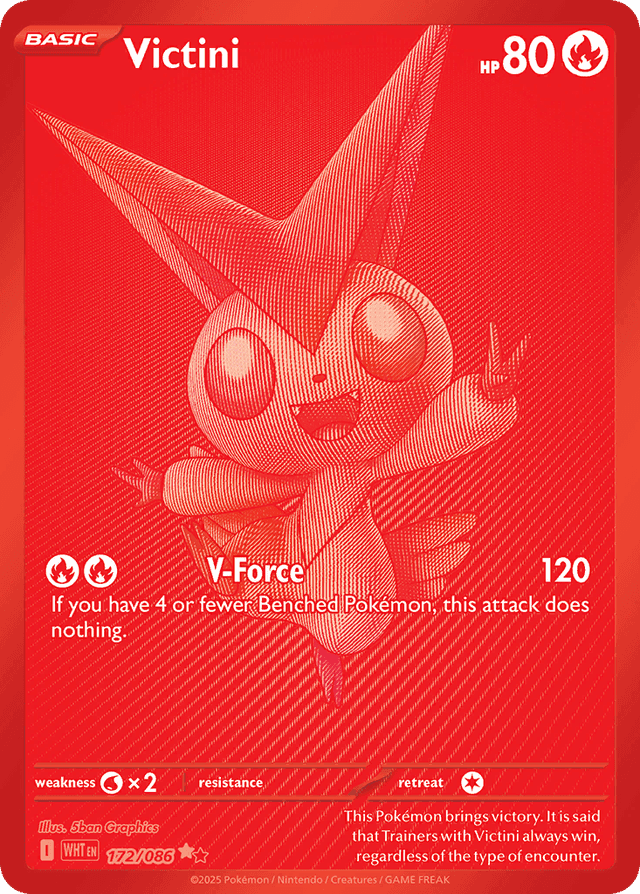 Carta Victini 172/86 do set White Flare — Pokémon TCG | Bynx
