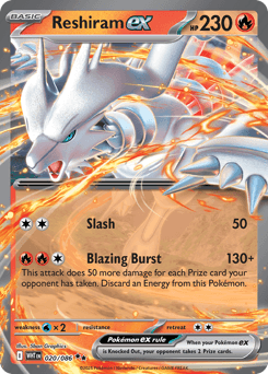 Reshiram ex 20 — White Flare