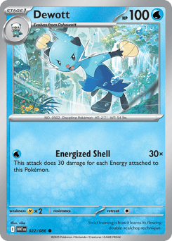 Dewott 22 — White Flare