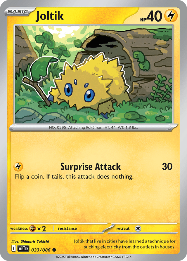 Carta Joltik 33/86 do set White Flare — Pokémon TCG | Bynx