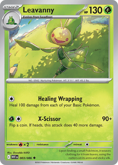 Carta Leavanny 3/86 do set White Flare — Pokémon TCG | Bynx